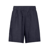 Hør shorts i navy blå fra Levete Room