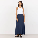 Navy blå hør nederdel fra Levete Room