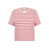 LEVETE ROOM Neddie 1 T-shirt - Mars Red Combi