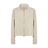 LEVETE ROOM Nuka 16 lynlås sweatshirt - island fossil