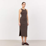 LEVETE ROOM Numbia 4 kjole - chocolate brun