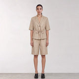 LEVETE ROOM Riot 2 blazer - Plaza Taupe