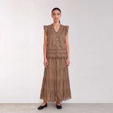 LEVETE ROOM Rosy 2 bluse - brun