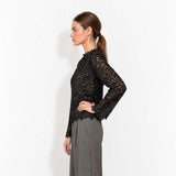 LEVETE ROOM Ulla 1 bluse - sort