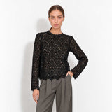 LEVETE ROOM Ulla 1 bluse - sort