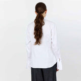 LEVETE ROOM Isla Solid 130 skjorte - hvid