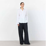 LEVETE ROOM Isla Solid 130 skjorte - hvid