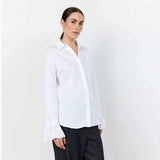 LEVETE ROOM Isla Solid 130 skjorte - hvid