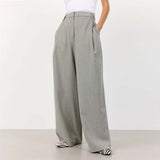 LEVETE ROOM Nelly 3 bukser - light grey