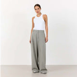 LEVETE ROOM Nelly 3 bukser - light grey