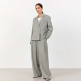 LEVETE ROOM Nelly 1 blazer - light grey