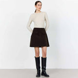 LEVETE ROOM Nioba 2 nederdel - coffee