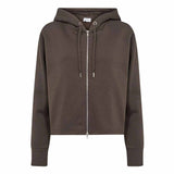 brun hoodie med lynås fra Levete Room