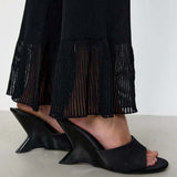 LEVETE ROOM Obi 2 leggings - sort