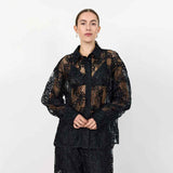 LEVETE ROOM Olera 1 skjorte - sort