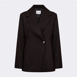 LEVETE ROOM Ollie 1 blazer - sort