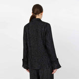 LEVETE ROOM Otis 3 skjorte - black combi