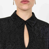 LEVETE ROOM Otis 3 skjorte - black combi