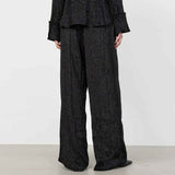 LEVETE ROOM Otis 2 bukser - black combi