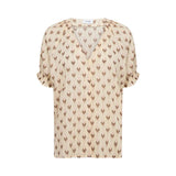LEVETE ROOM Rinni 2 top - Turtledove Combi