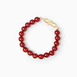 rødt perlearmbånd købt i HAUSFRAU