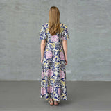 LOVE & DIVINE love1000-16 kjole - navy paisley