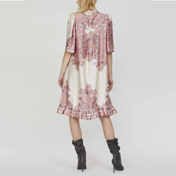 LOVE & DIVINE love1008-3 kjole - multi paisley print