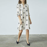 LOVE & DIVINE love1235-1 kjole - bamboo/ black flower