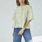 LOVE & DIVINE love1372 skjorte - yellow flower