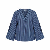 LOVE & DIVINE love1529-2 bluse - Navy Stripes