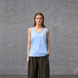 LOVE & DIVINE love445-2 top - Mid Blue