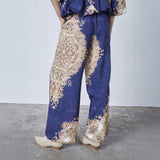 LOVE & DIVINE love1176-5 bukser - navy/Paisley