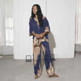 LOVE & DIVINE love1176-5 bukser - navy/Paisley