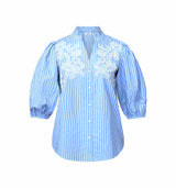 LOVE & DIVINE love1448-2 skjorte - Blue Stripes