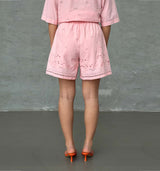 LOVE & DIVINE love1585 shorts - Coral Pink