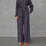 LOVE & DIVINE love1623 bukser - Grey Stripes