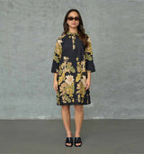 LOVE & DIVINE love441-43 kjole - Black Paisley