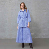 LOVE & DIVINE love1537 skjorte - blue stripe