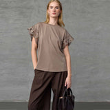 LOVE & DIVINE love1517 T-shirt - Dark Sand