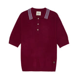 BETA STUDIOS Mari Polo cashmere strik - Pomegranate