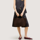NAGHEDI St Barths Medium tote taske - Chocolate brun