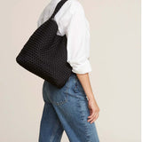 NAGHEDI Nomad Hobo Medium tote taske - Onyx