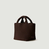 NAGHEDI St Barths Small tote taske - Chocolate brun