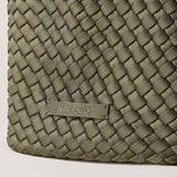 NAGHEDI St Barths Small tote taske - Olive grøn