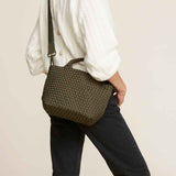 NAGHEDI St Barths Small tote taske - Olive grøn