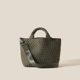 NAGHEDI St Barths Small tote taske - Olive grøn