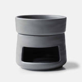 Aroma lampe til fyrfadslys i grå fra no 17 therapy