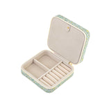 BON DEP Octa smykkeskrin - grønt Katie and Millie Liberty stof