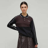 OpéraSPORT NICO UNISEX polo bluse - Sort/Brun