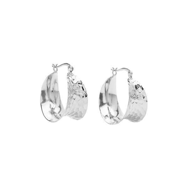 PICO Cleo Grande Hoop øreringe - sølv